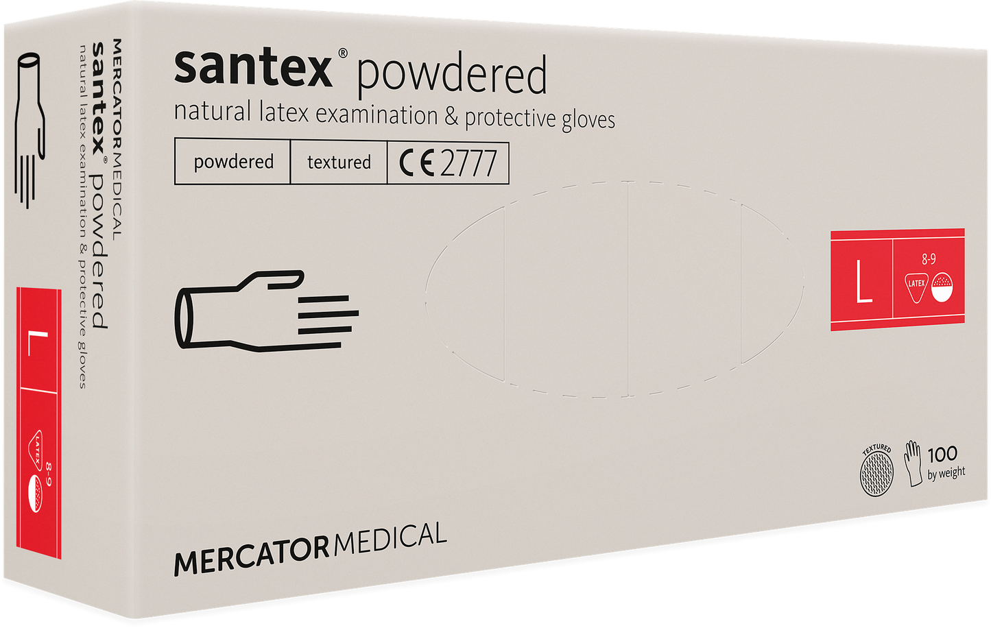 Manusi Latex Pudrate, Mercator Santex, S